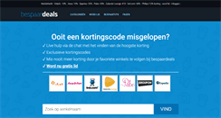 Desktop Screenshot of bespaardeals.nl