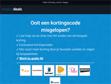Tablet Screenshot of bespaardeals.nl